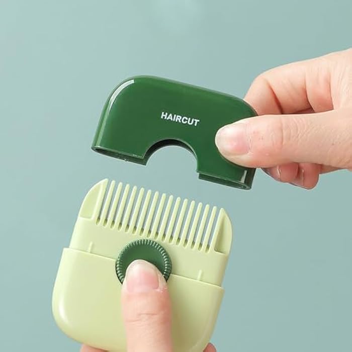 KASTWAVE Hair Split End Trimmer, 2Pcs 2 in 1 Hair Trimmer, Sharp Hair Cutter Comb, Double Edge Razor Hair Cutting Comb, Dual Side Cutting Hair Thinning Comb, Dustproof Design Organizes Broken Hair And Cuts - Image 3